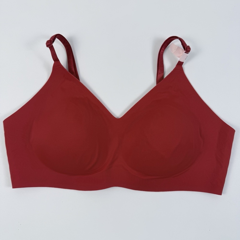 Victoria's Secret The T-shirt Lightly Lined Wireless Comfort Red Bra S NWT